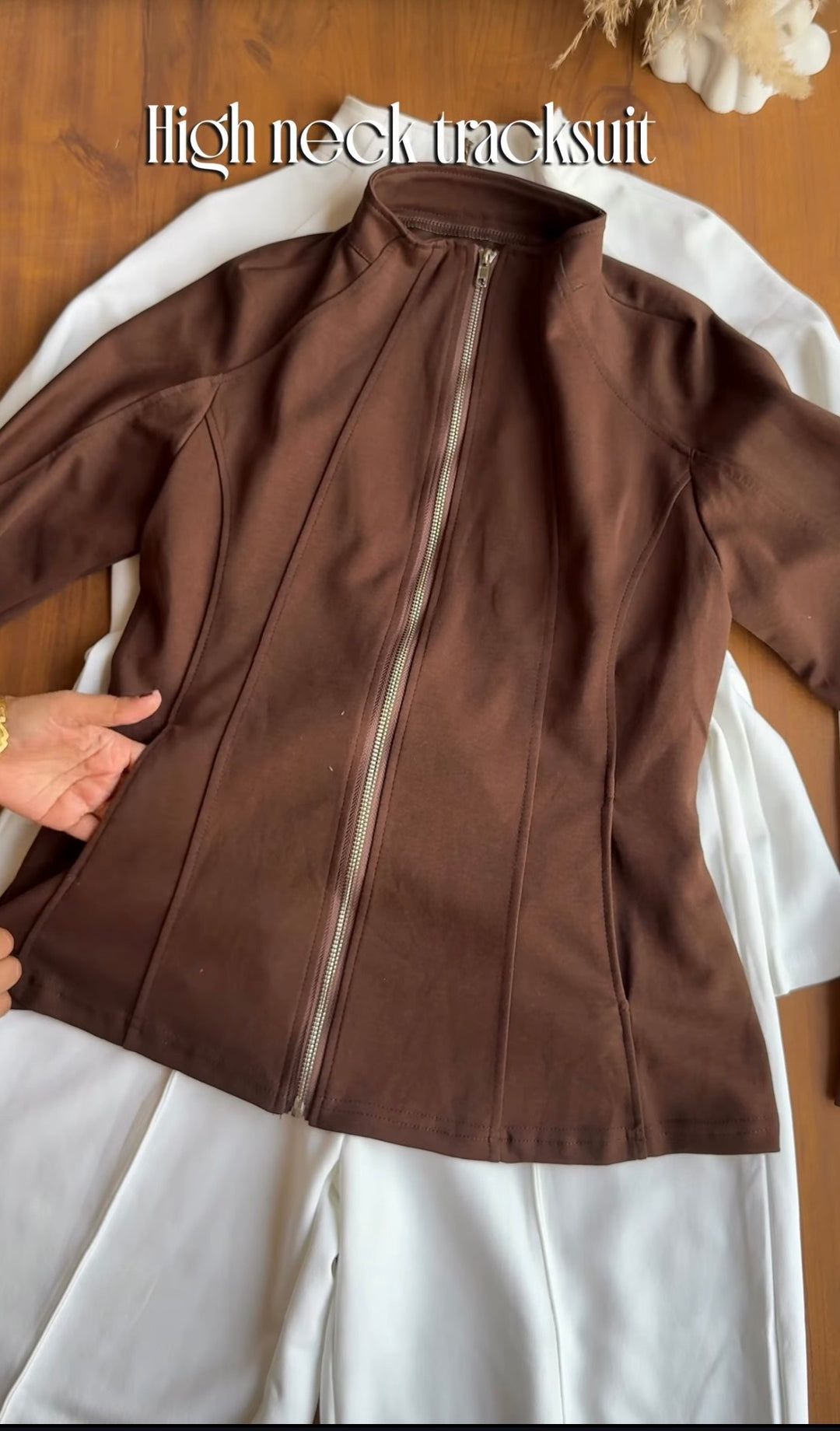 Zoey high neck tracksuit
