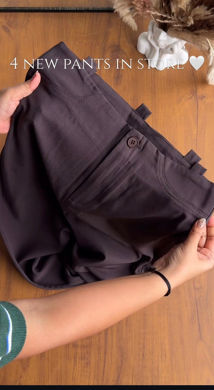 William belted pants