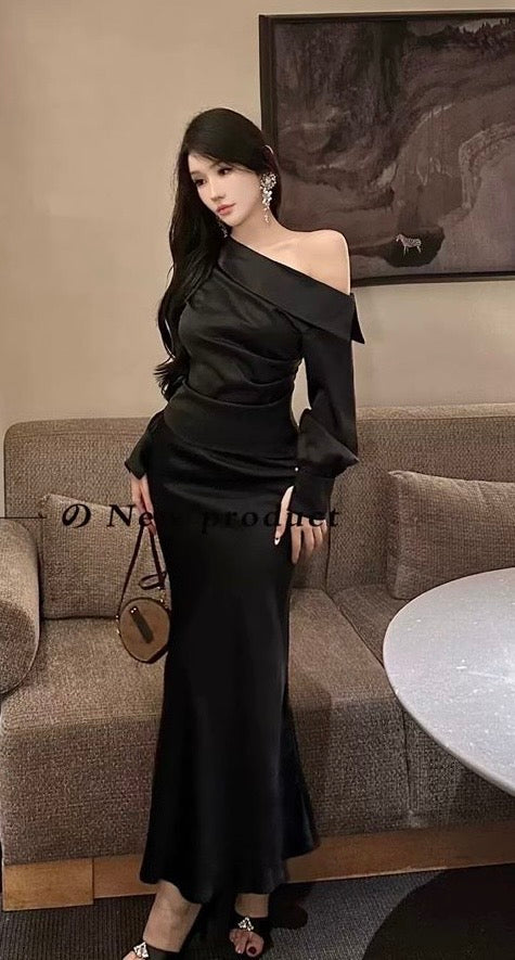 Marina satin full sleeves coords