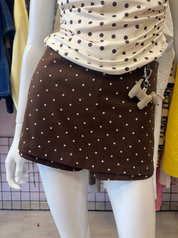 Charlotte polka dot skorts