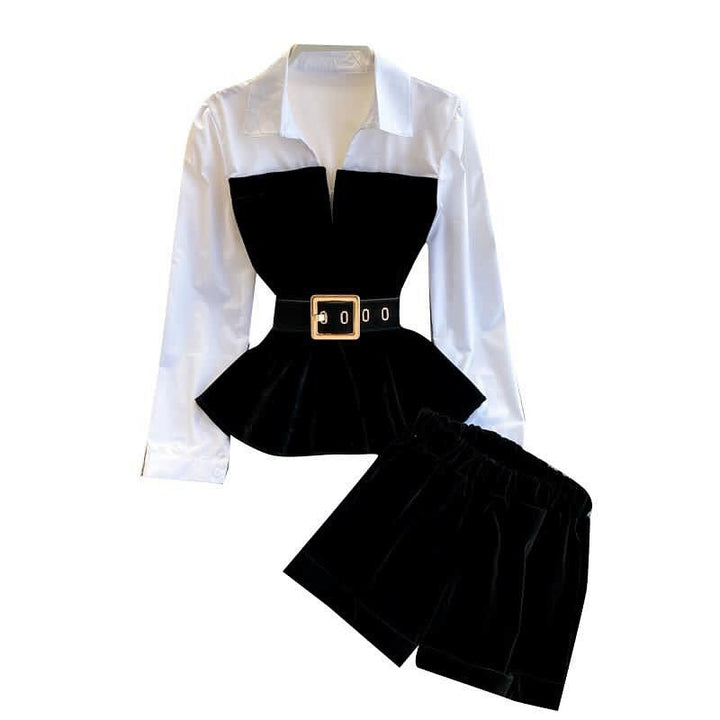 Porsche Velvet Two Piece Set