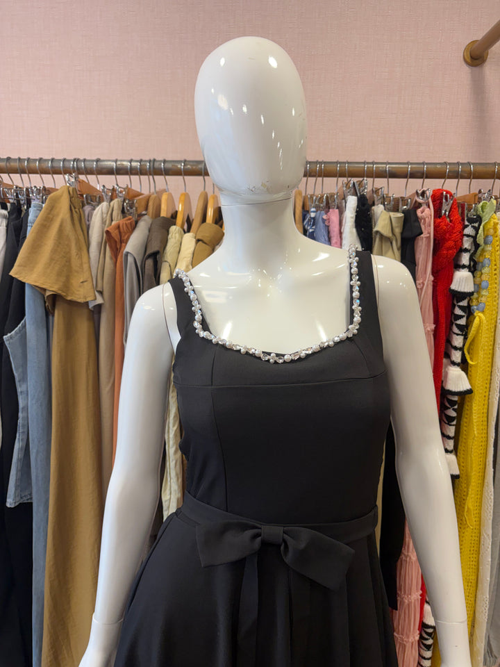 Emma studded padded dress