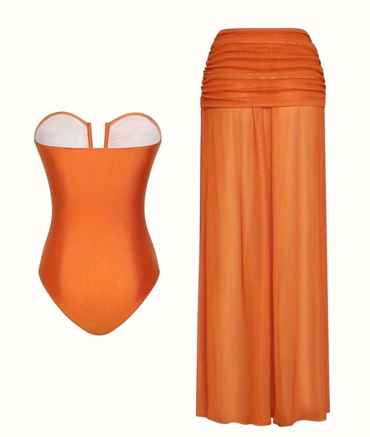 Tangerine swimsuit