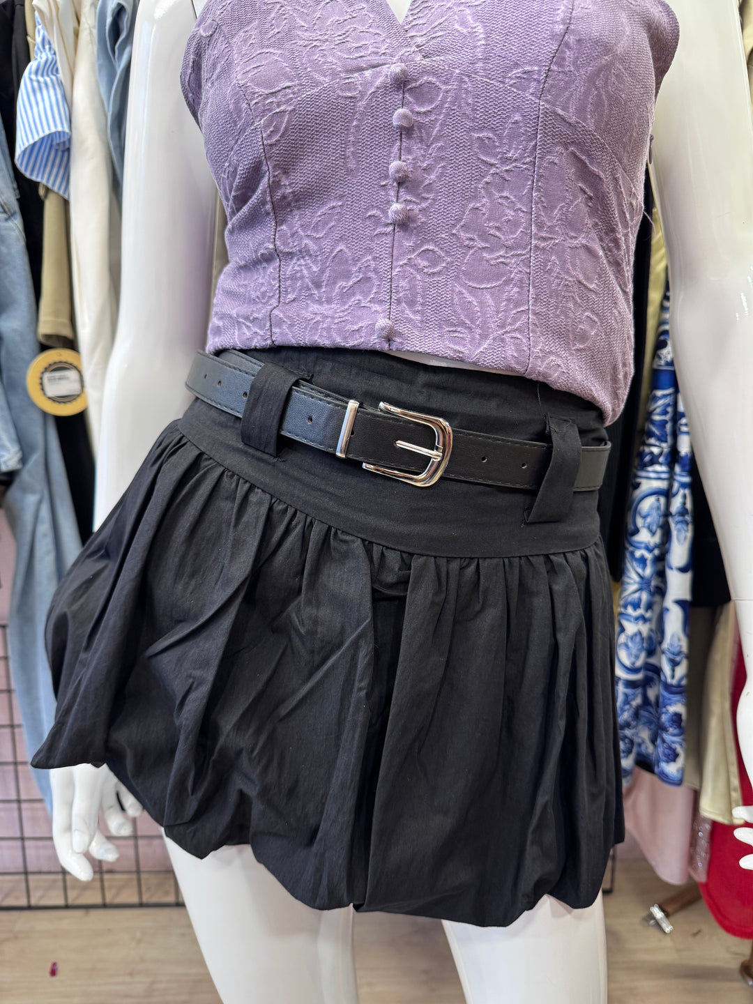 Mia ballon belted skorts