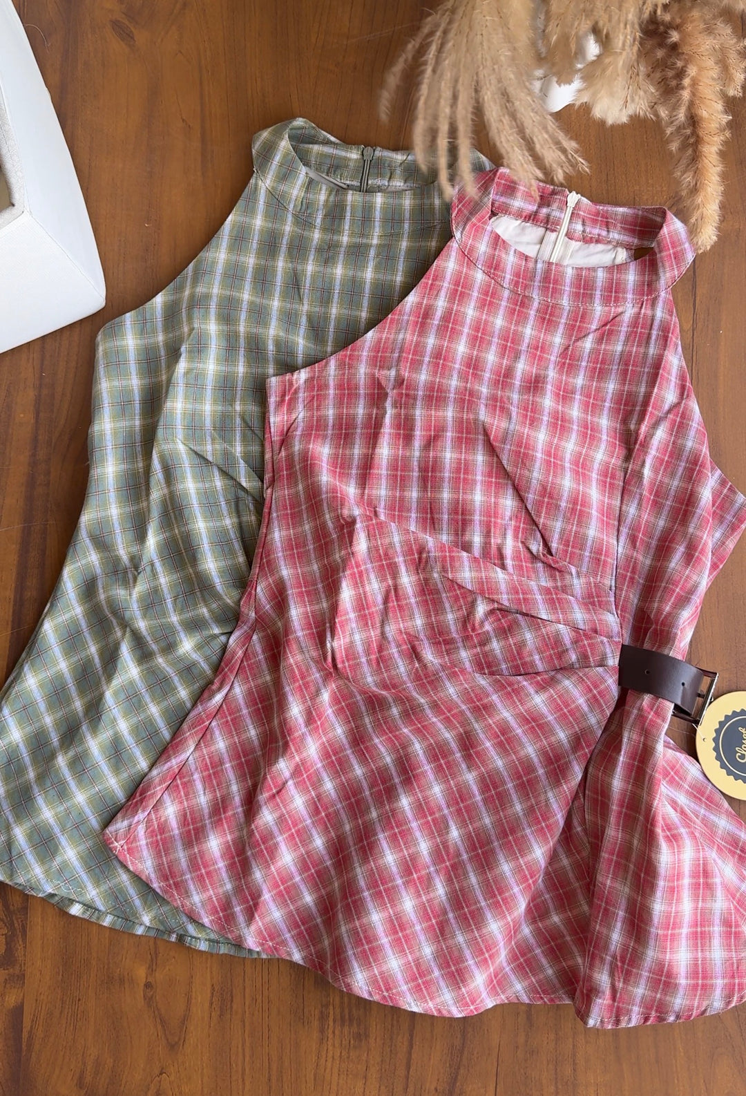 Adore chequered top