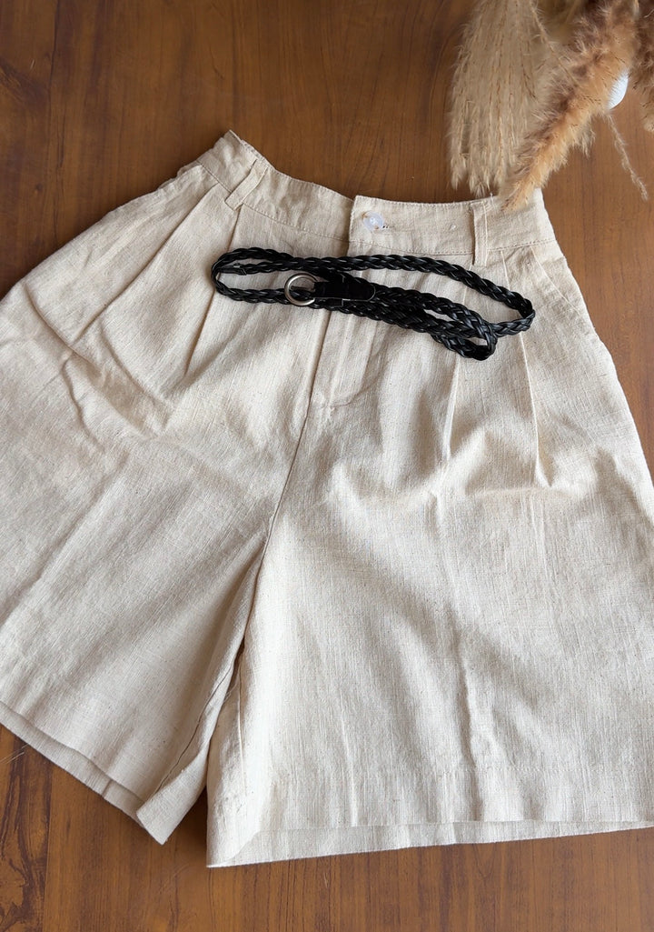 Kiara linen high waist shorts