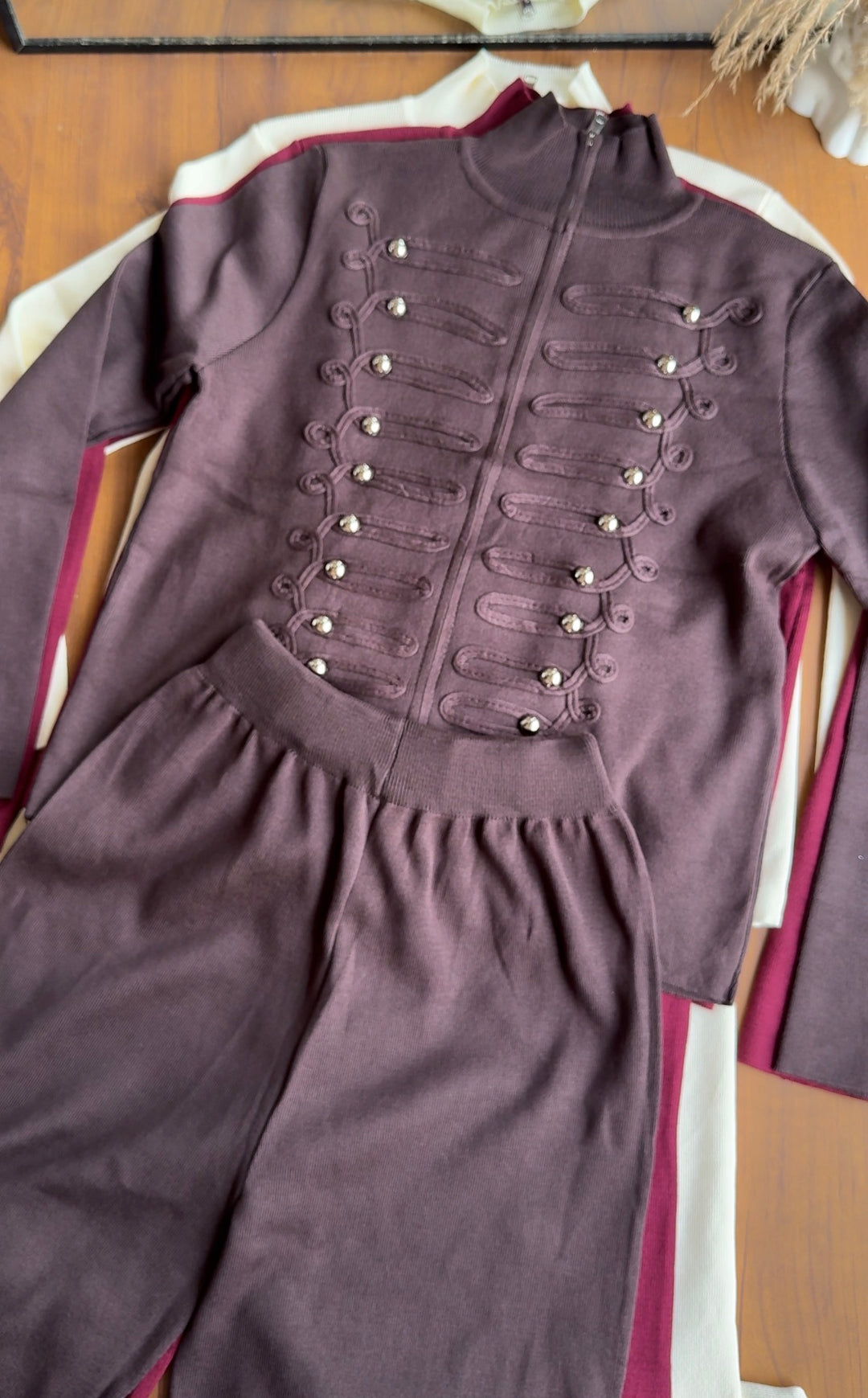 Ashley military zipper tracksuit