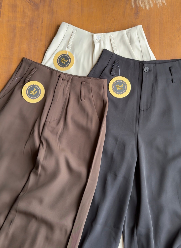 Oyster high waist pants