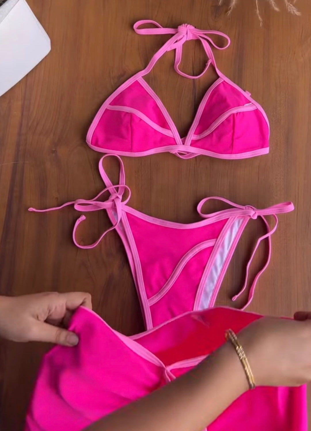 Calzone three piece swimsuit