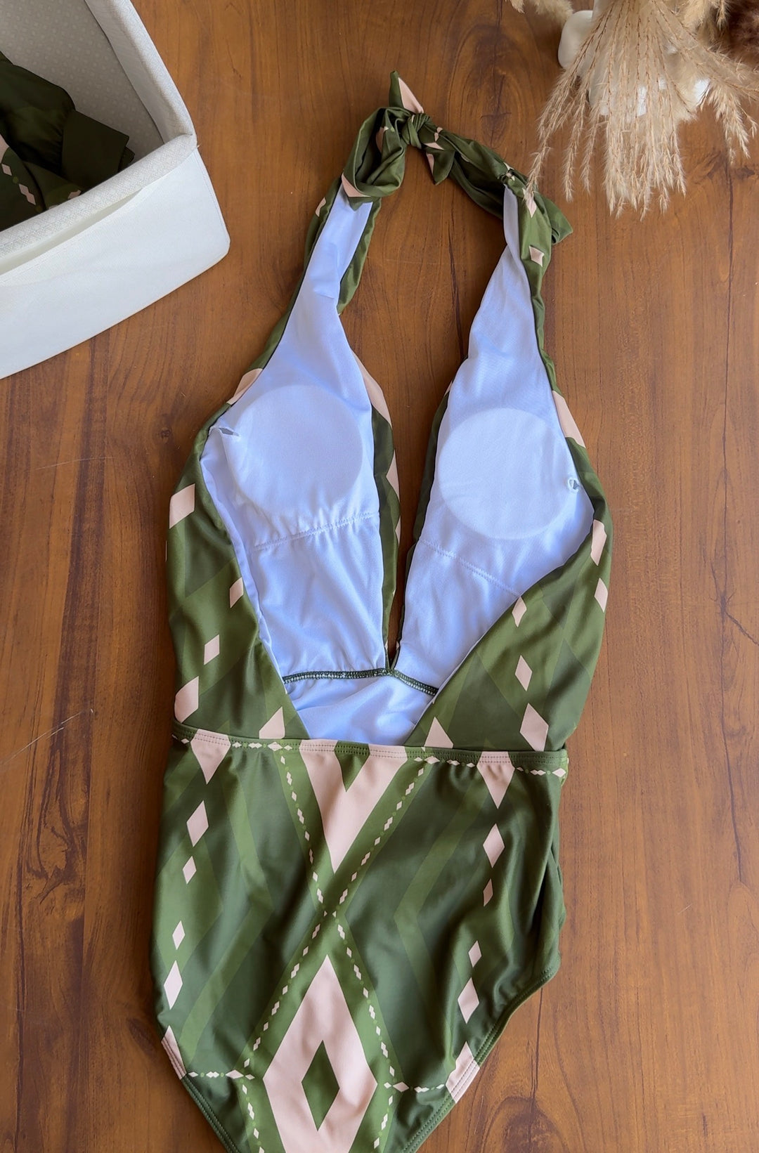 Hazel halter-neck swimsuit