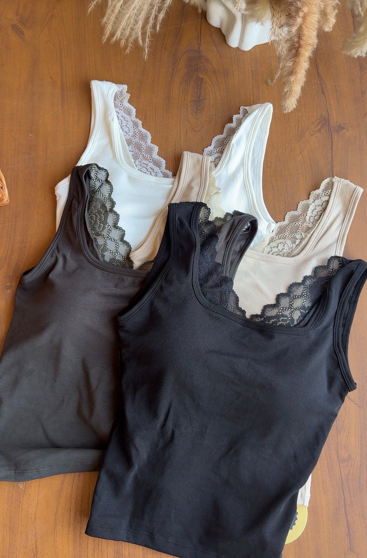 Mulberry built in bra top