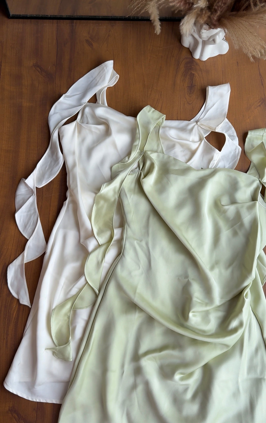 Eloise silk satin dress