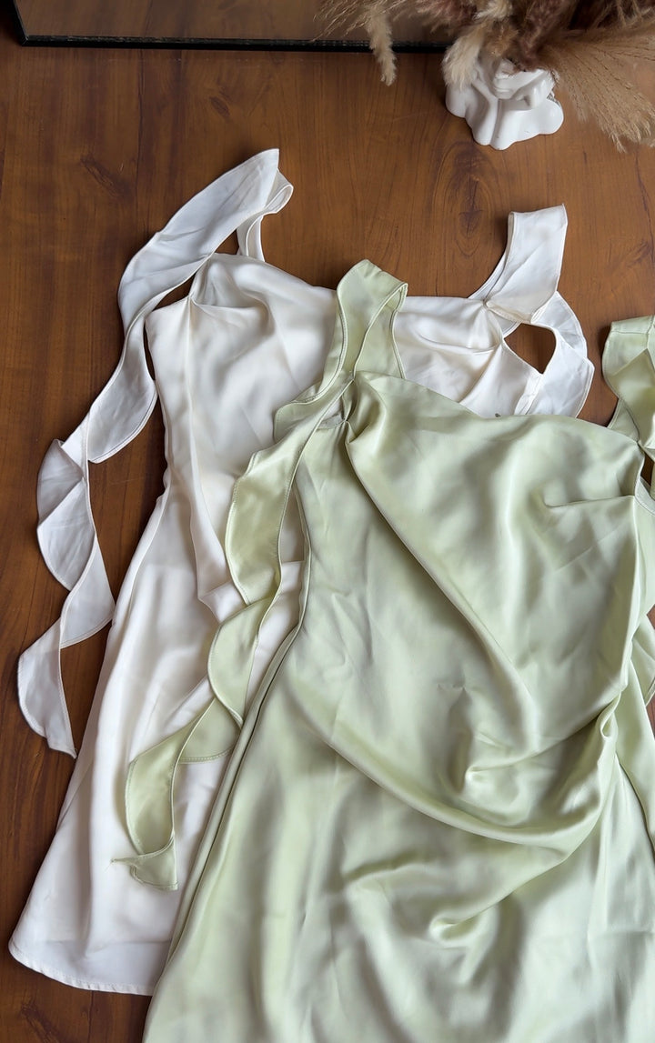 Eloise silk satin dress