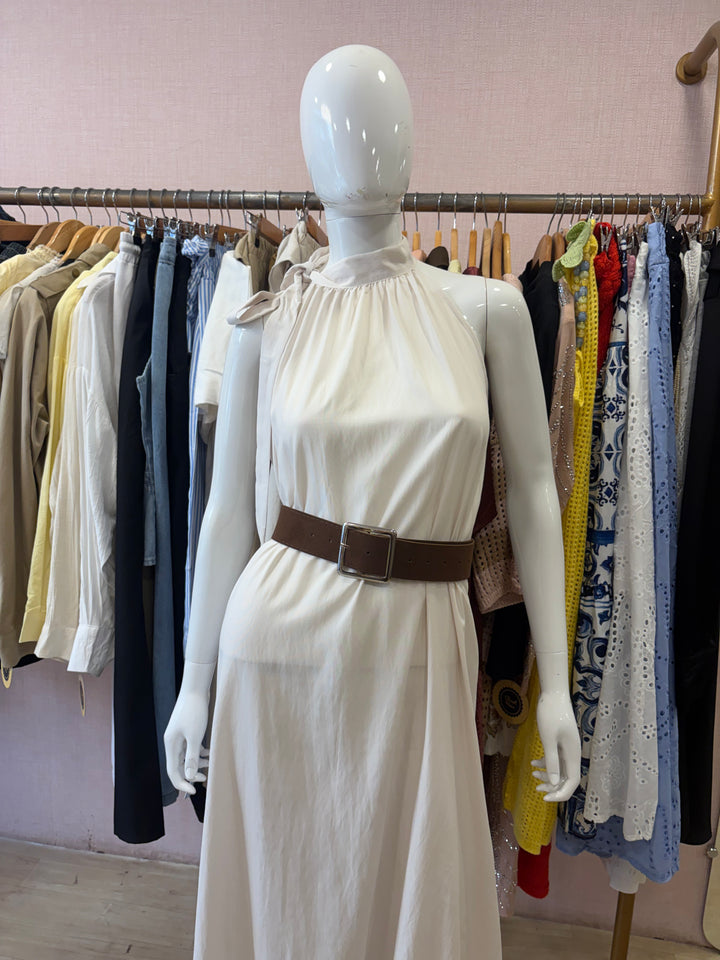Clara belted dress