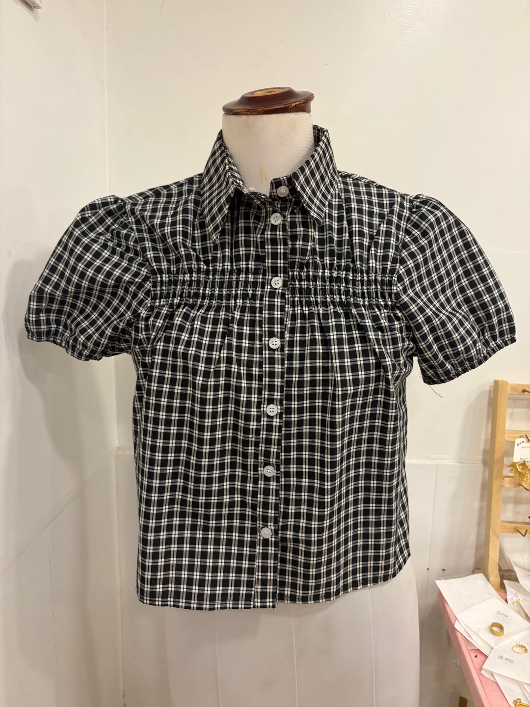 Collared shirt- black