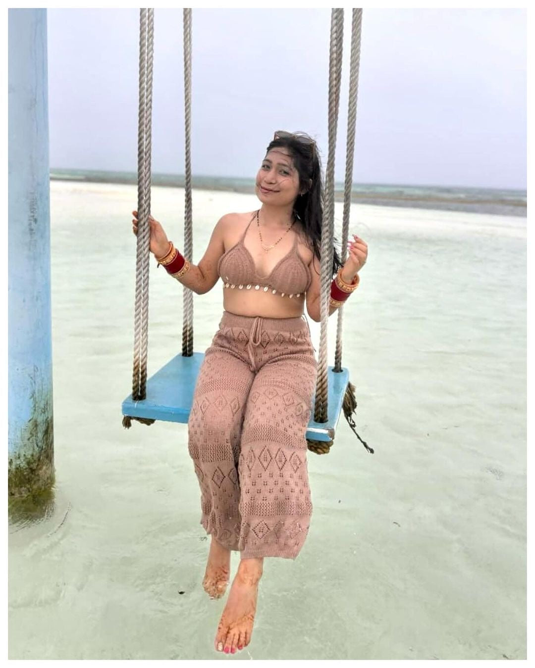 Costa Crochet Two piece set