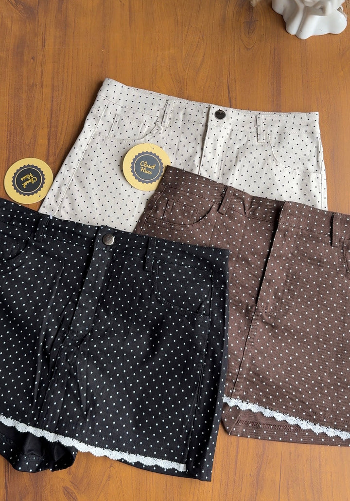 Richard polkadot skorts