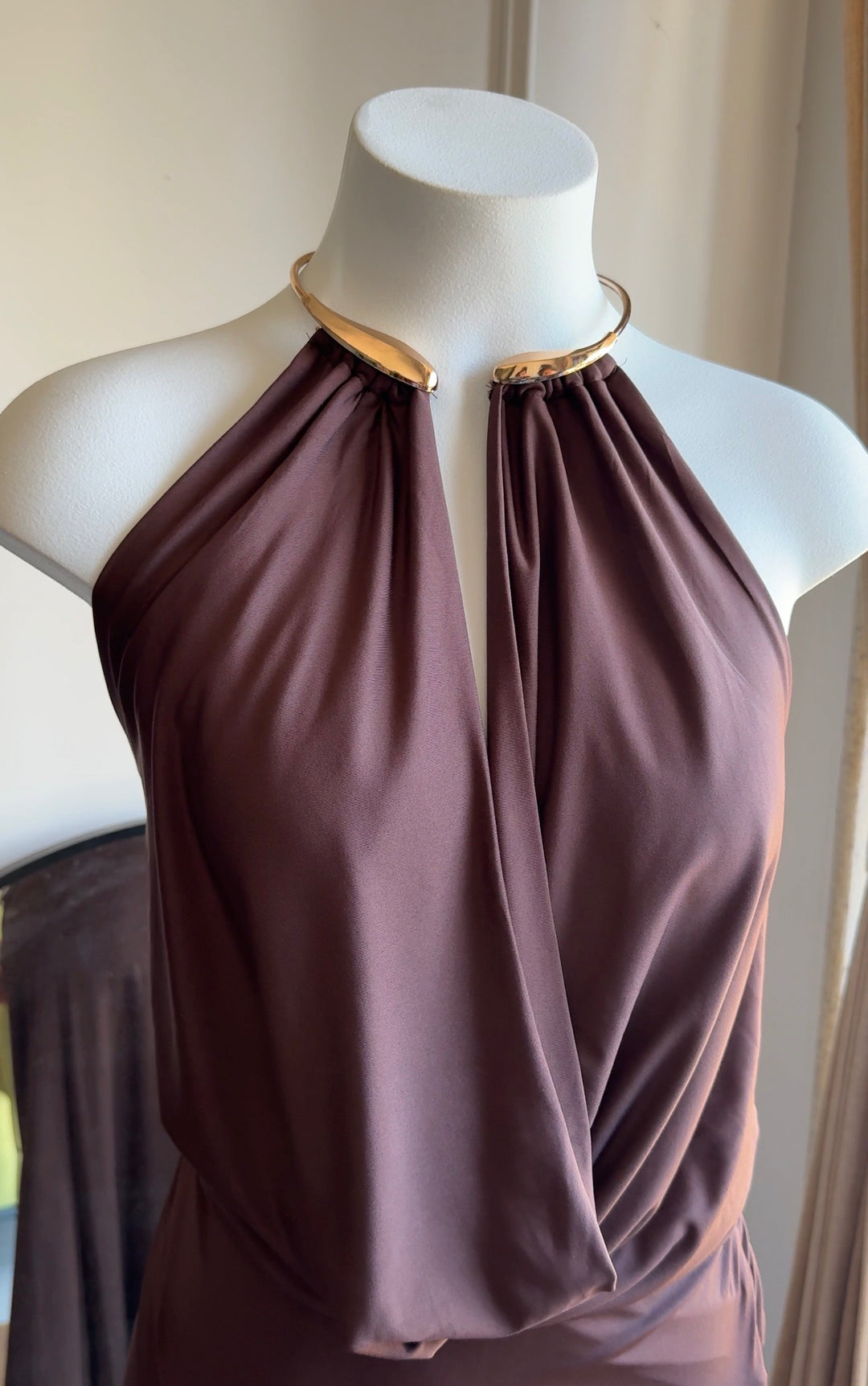 Eunice cowl neck bodycon dress