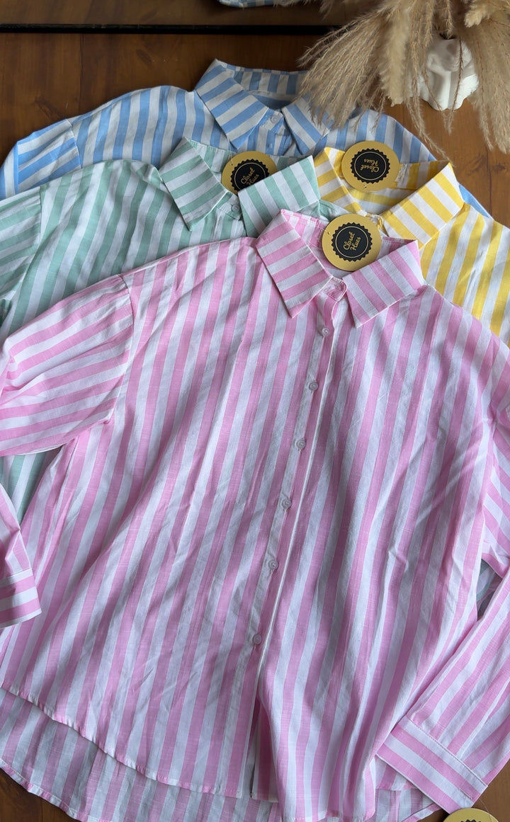 Mel cotton linen shirt