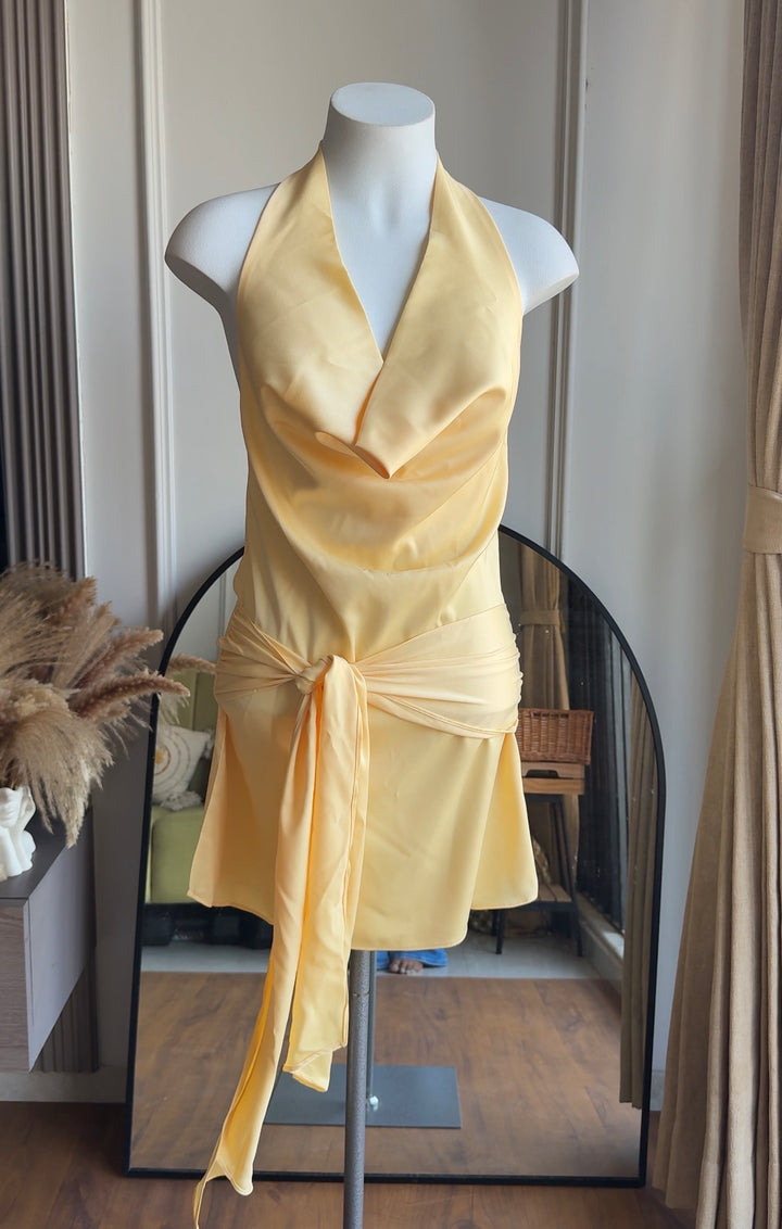 Ben silk satin dress