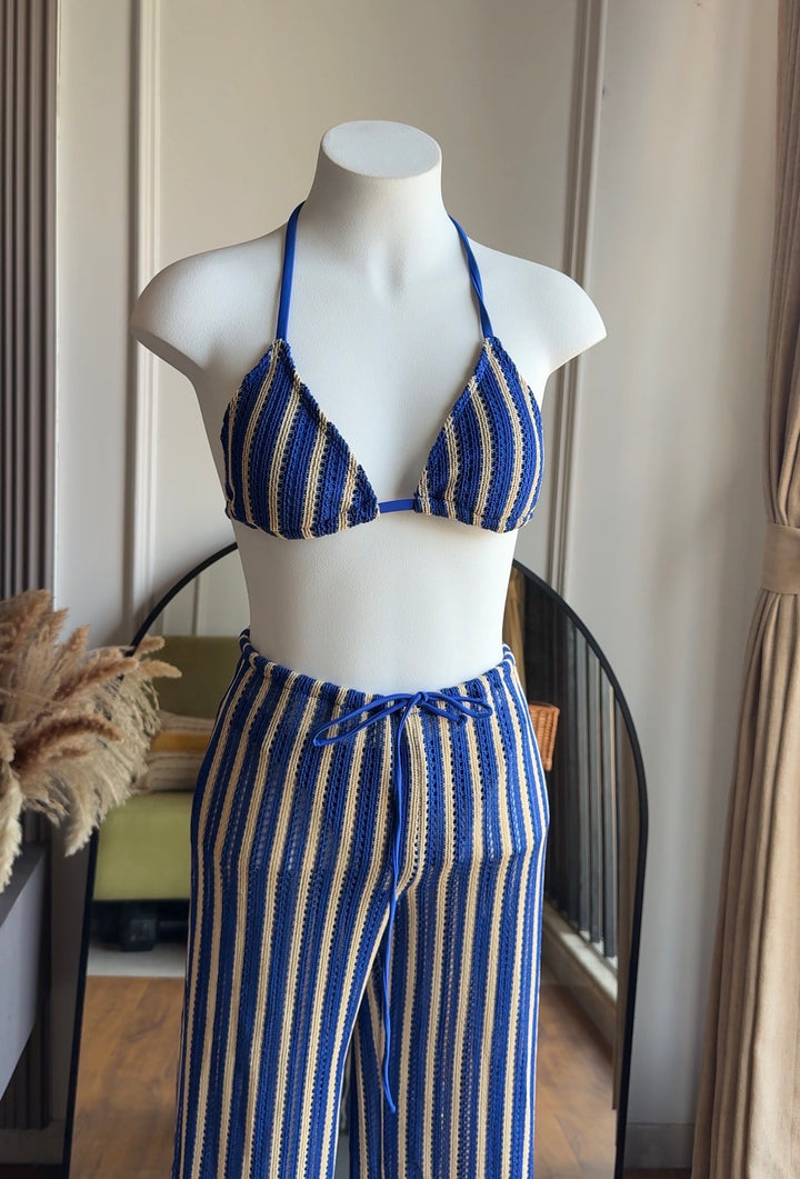 Constance striped three piece swimwear-Preorder