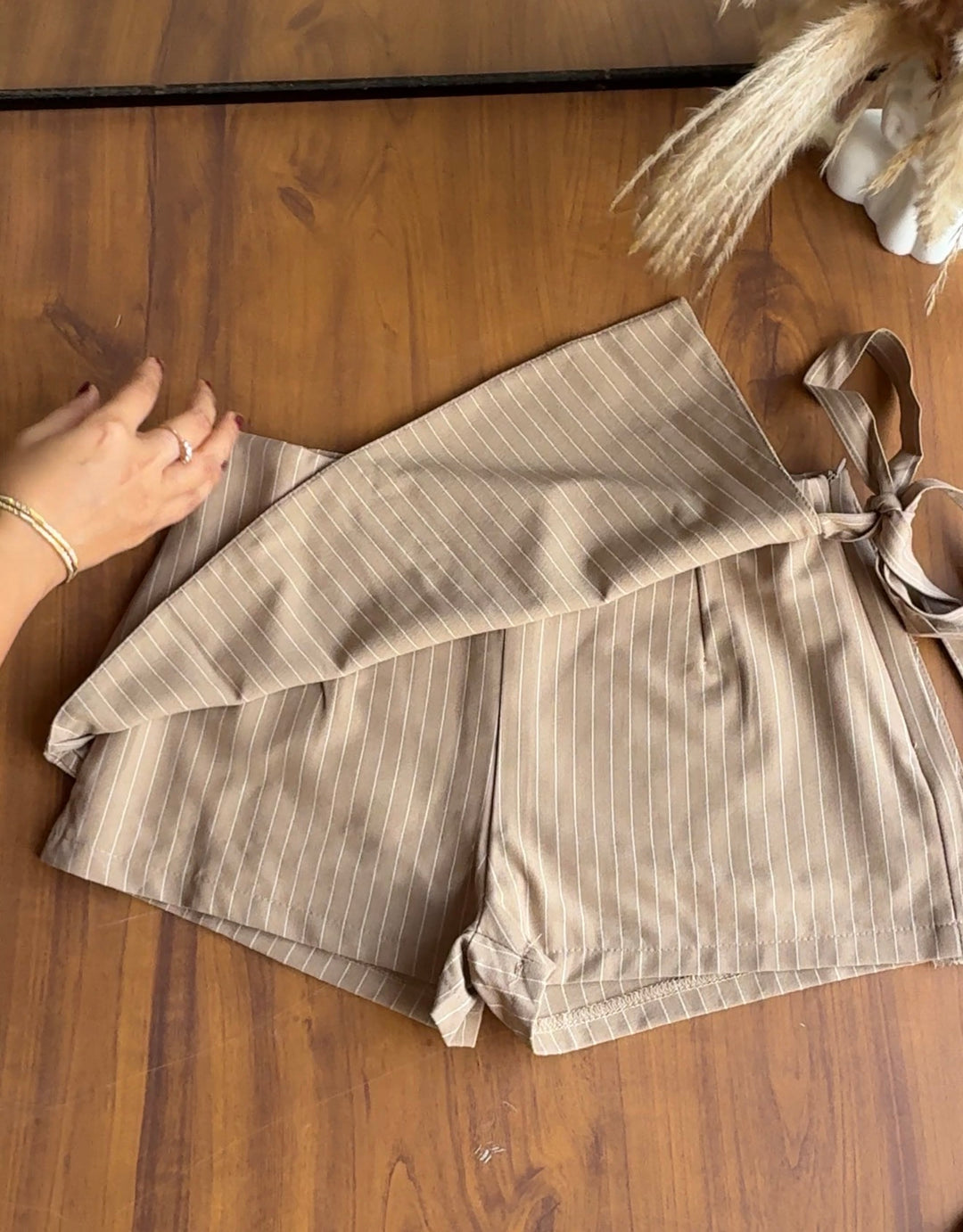 Helena striped skorts