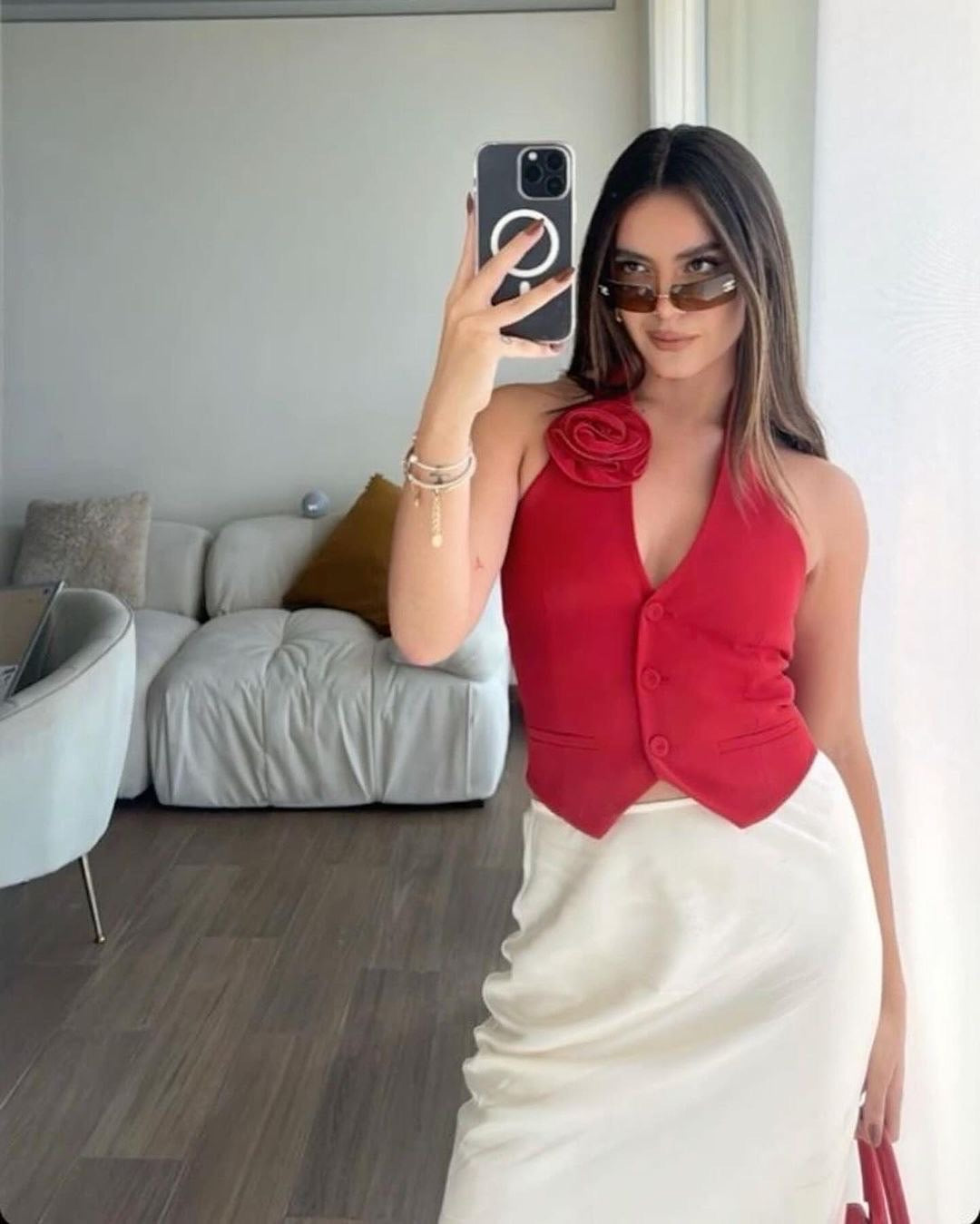 Debbie halter neck top