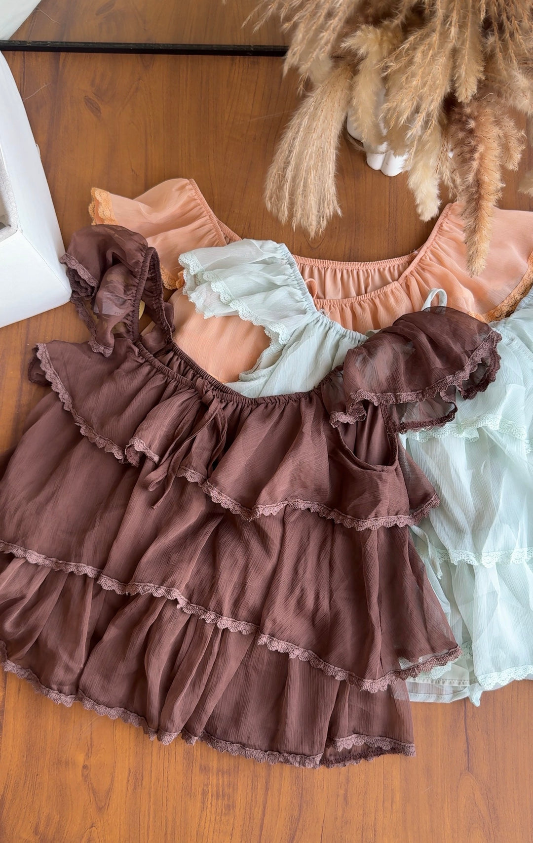 Delilah ruffle top