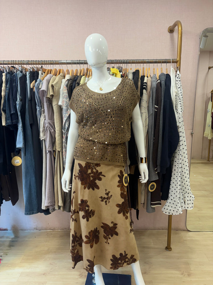 Juliette top-skirt coord set