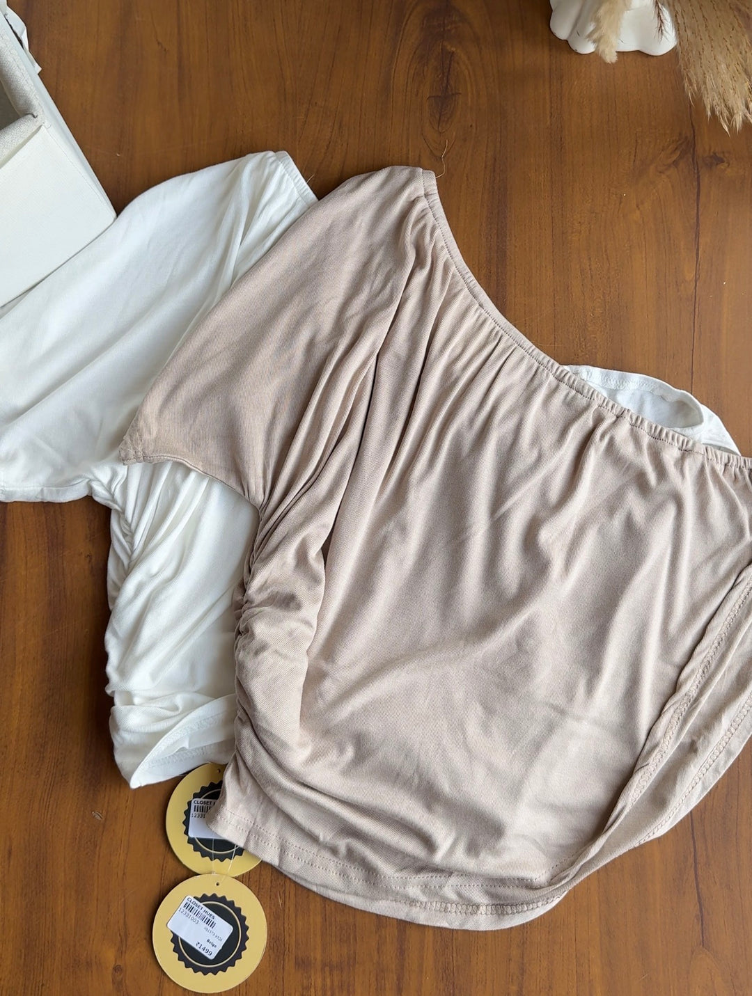 Lucifer one shoulder top