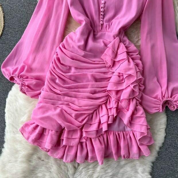 Katrina Ruffle Dress