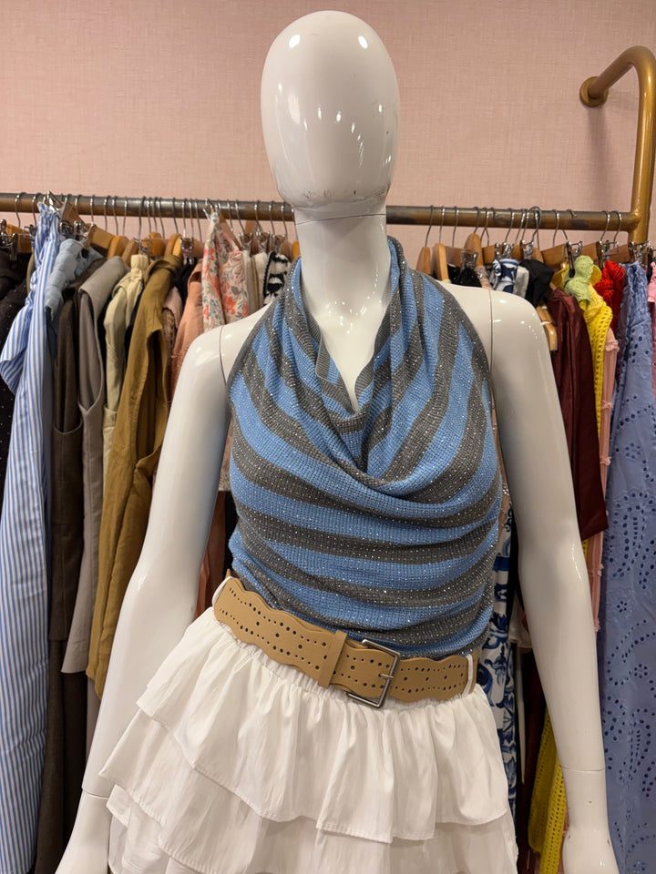 Avery cowl neck top
