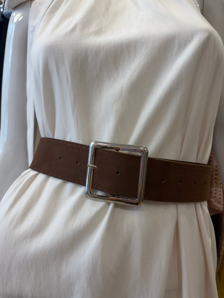 Clara belted dress