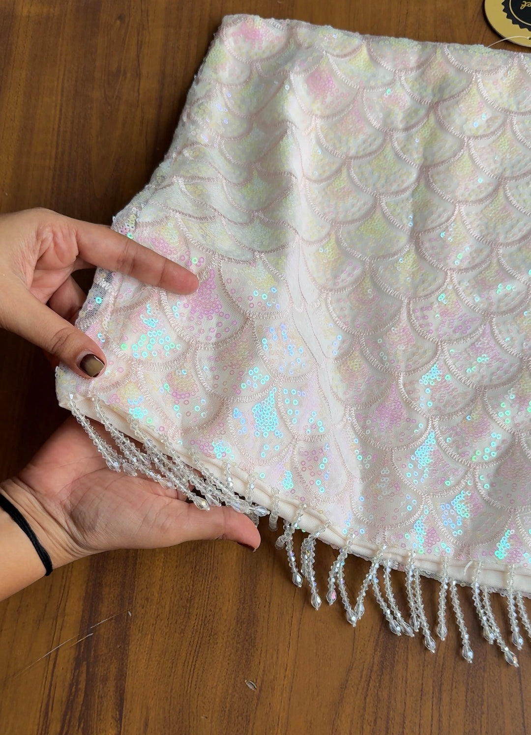Joanne sequin scale skirt