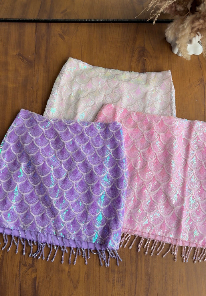 Joanne sequin scale skirt