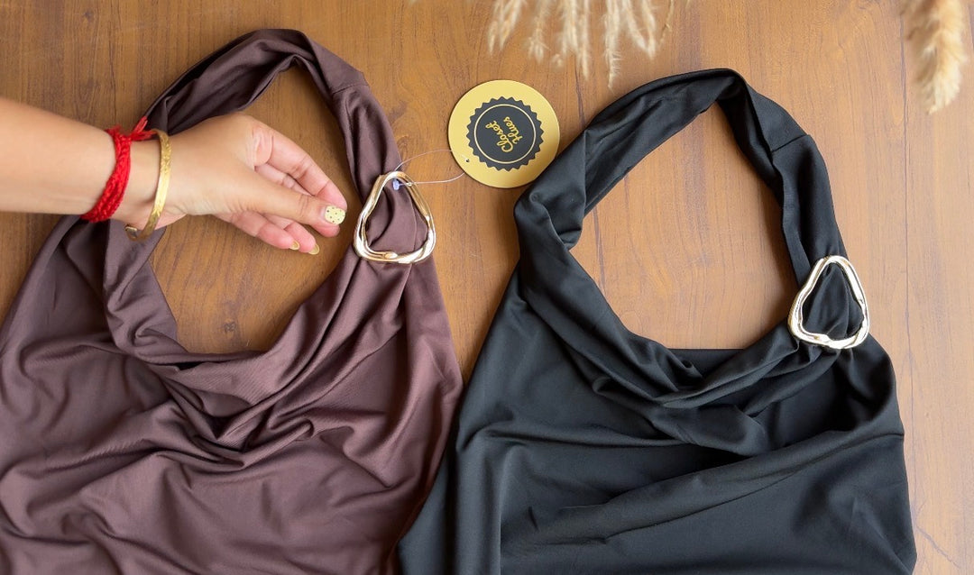 Alice cowl neck crop top