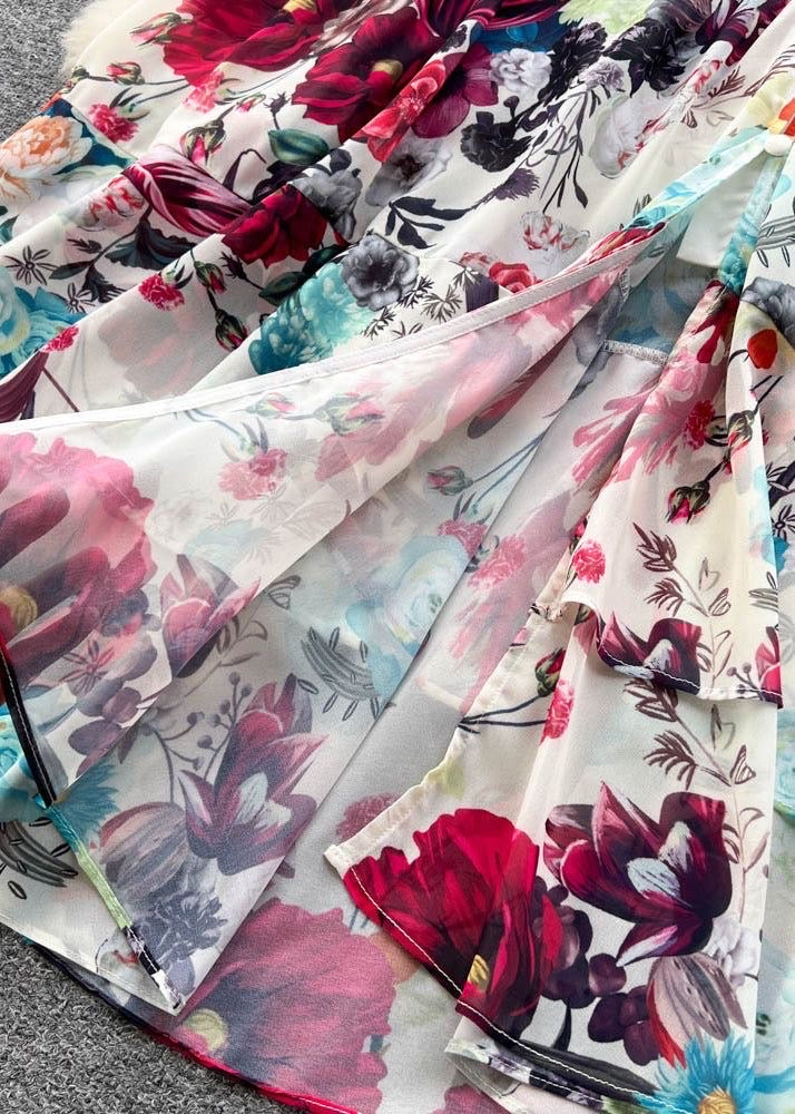 Evora full sleeves floral dress