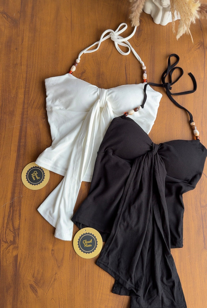Gilli beaded built in bra top