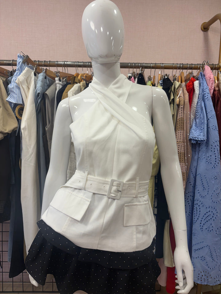 Zoe belted top