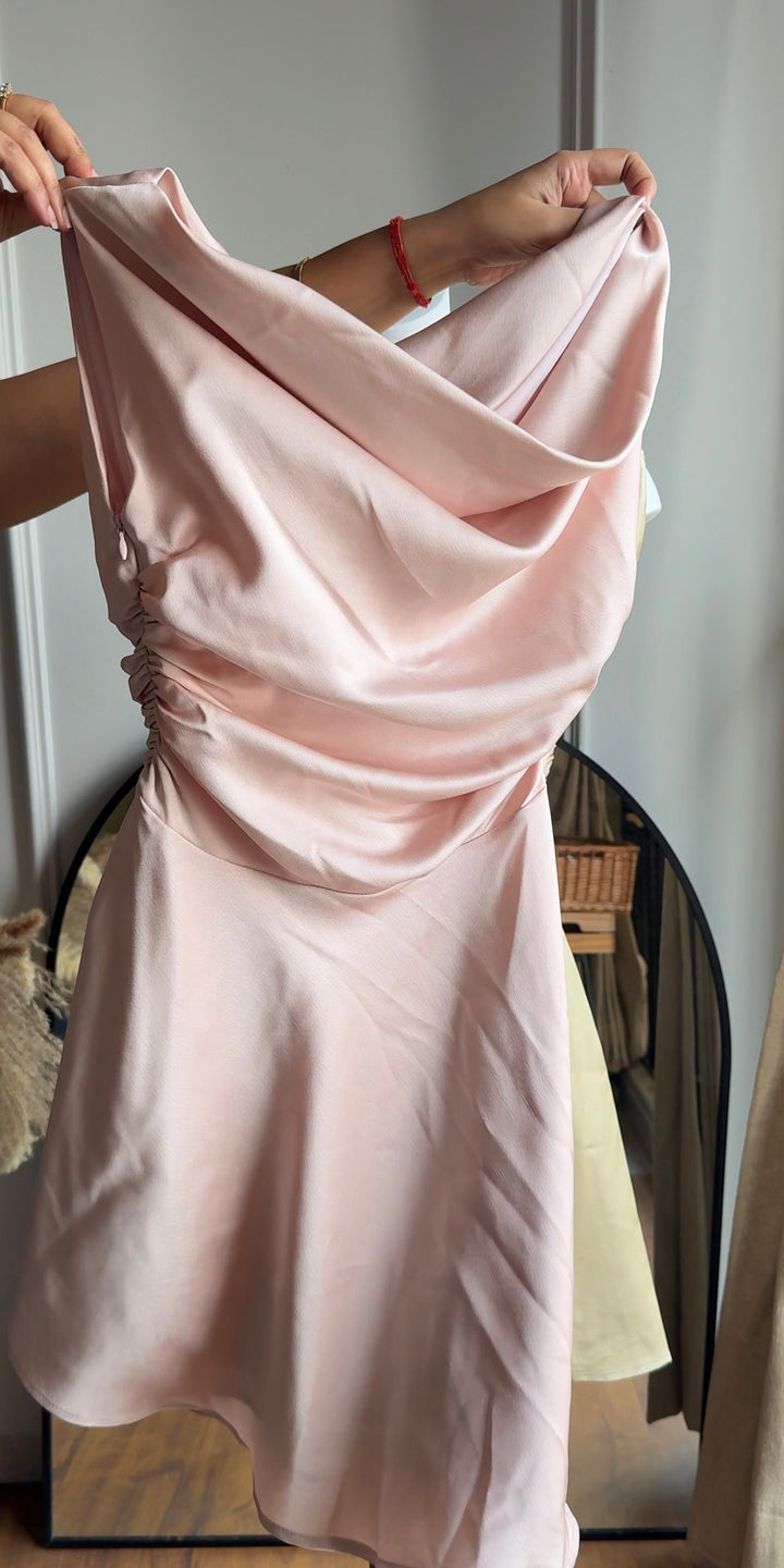 Sizzle satin silk dress