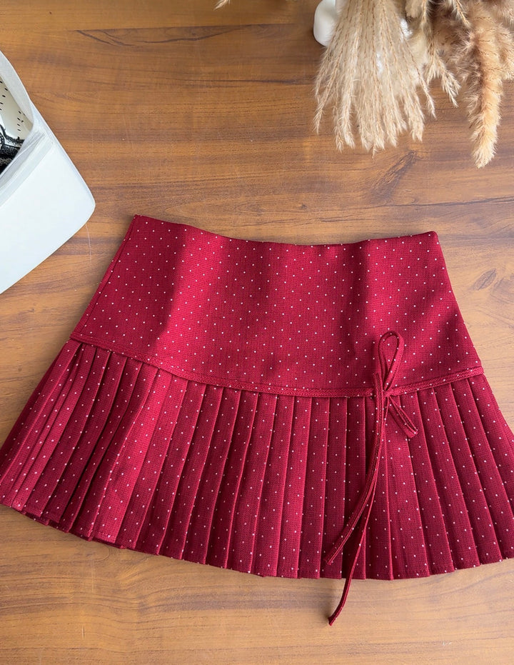 Eva red skorts