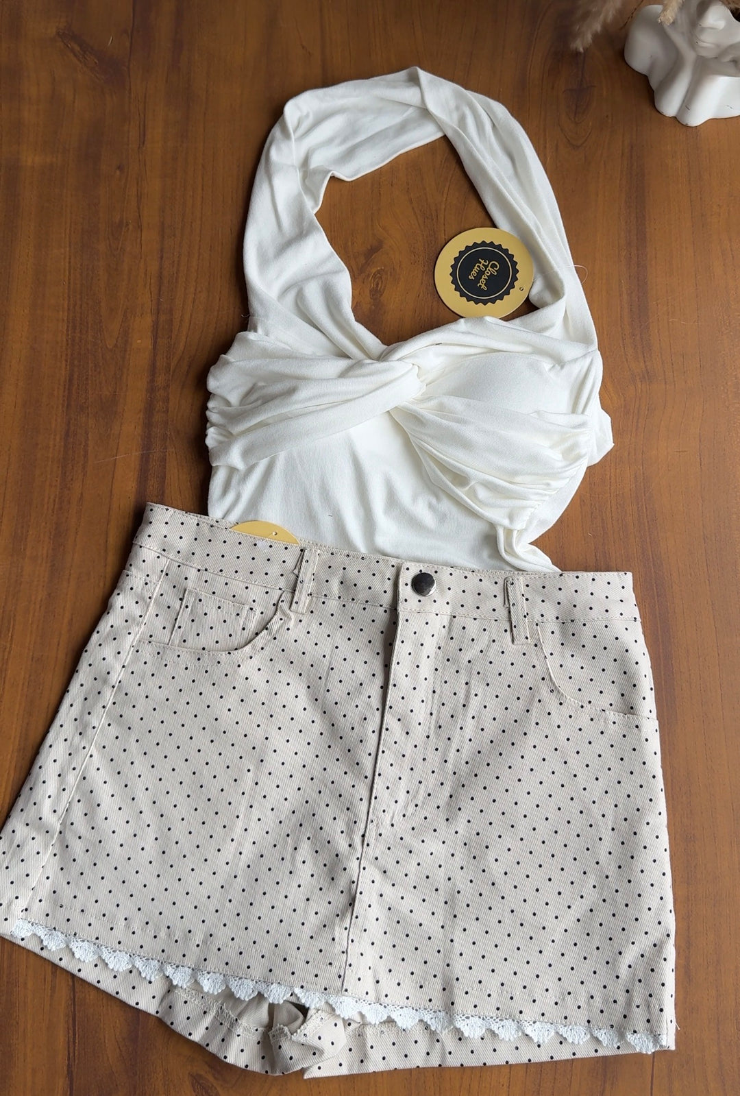 Richard polkadot skorts