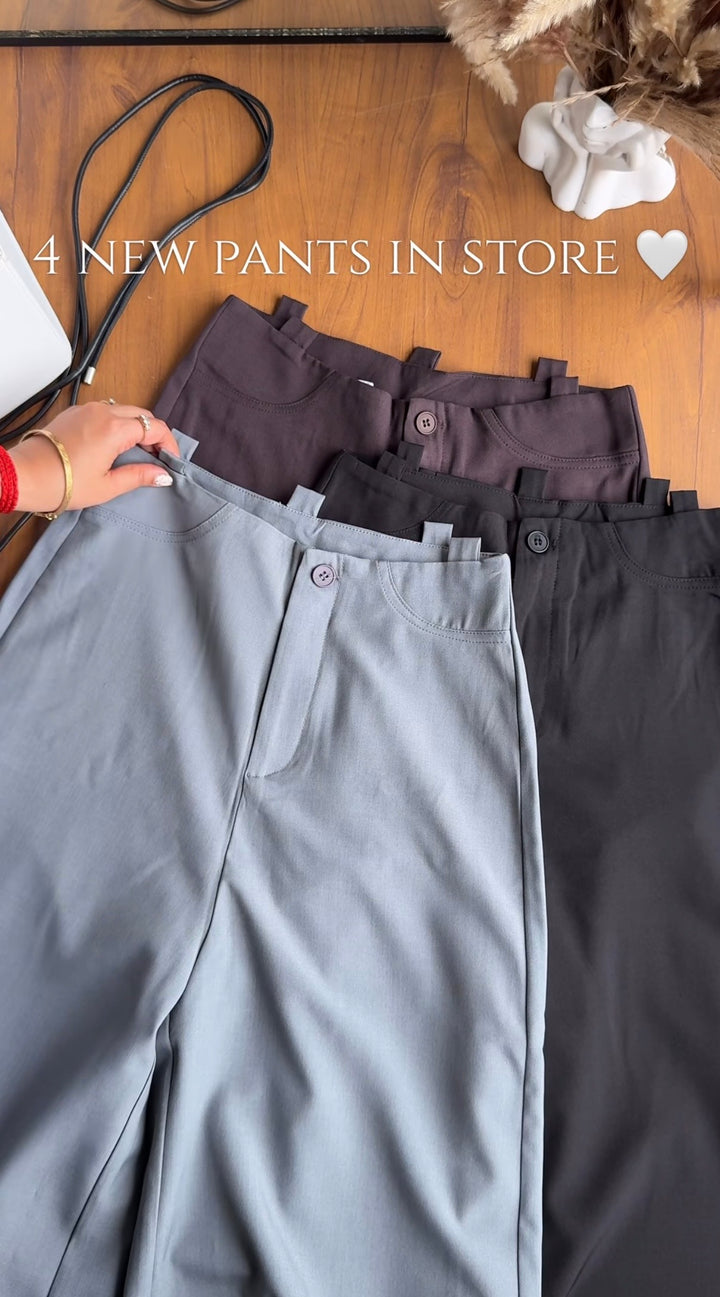 William belted pants