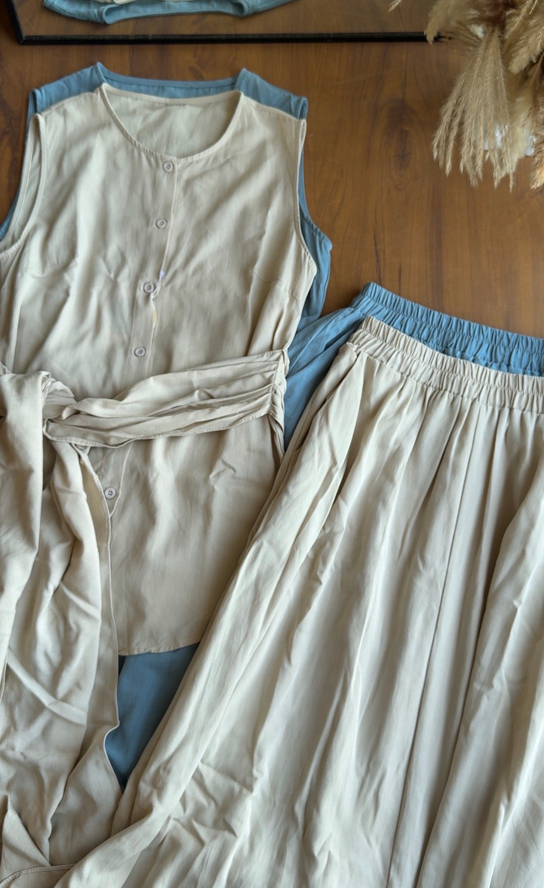 Medussa premium cotton skirt Coords set