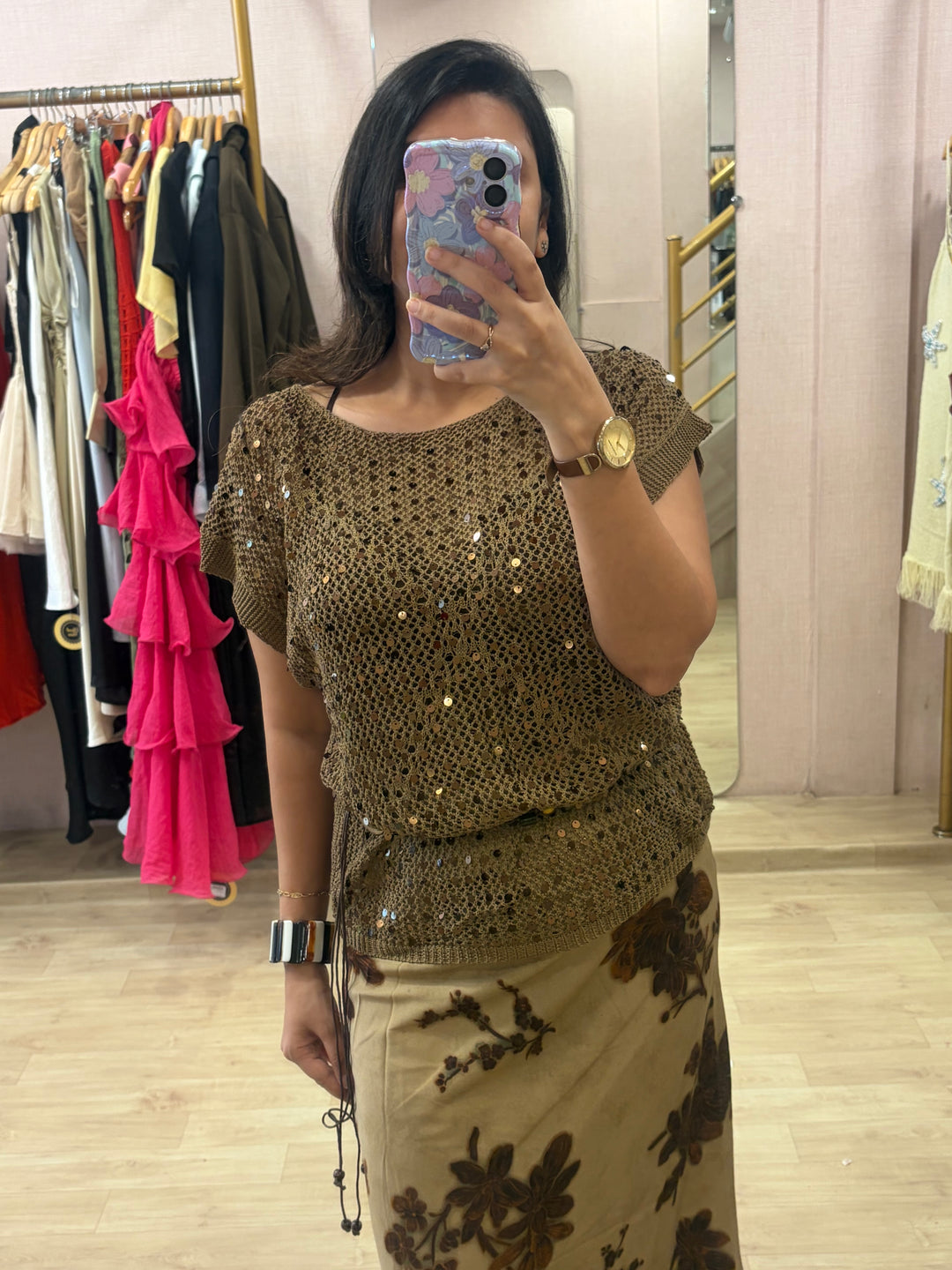 Juliette top-skirt coord set