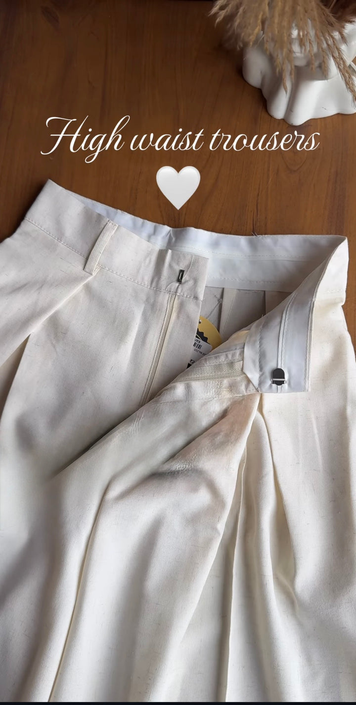 Cornwall high waist trousers