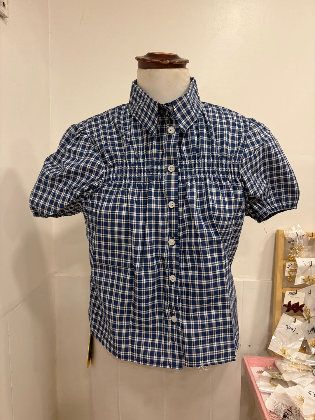 Collared shirt- dark blue