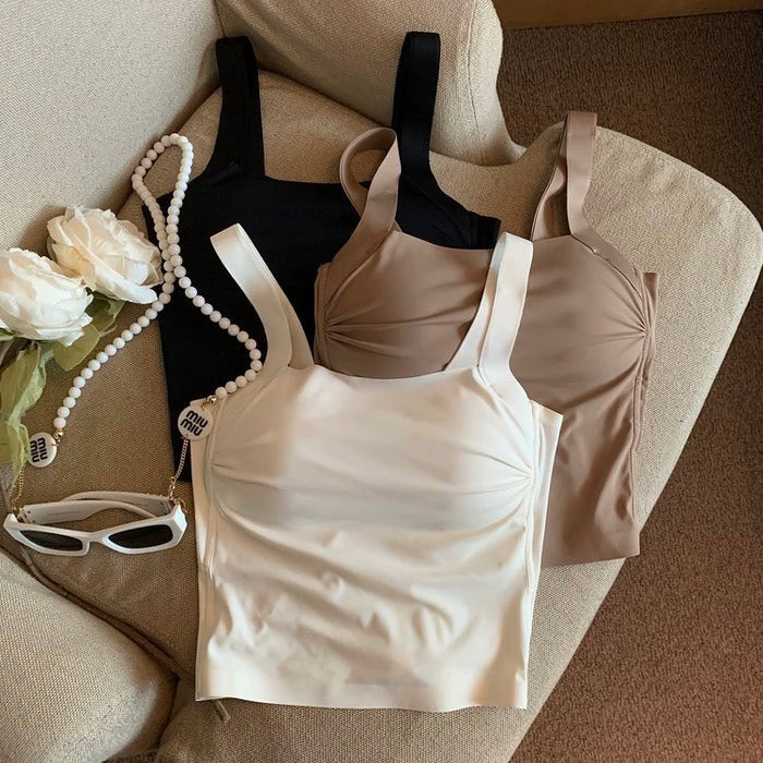 Matcha built in bra top