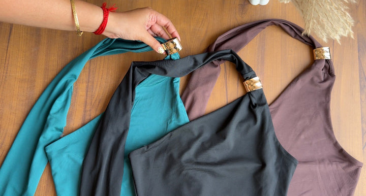 Melissa one shoulder crop top