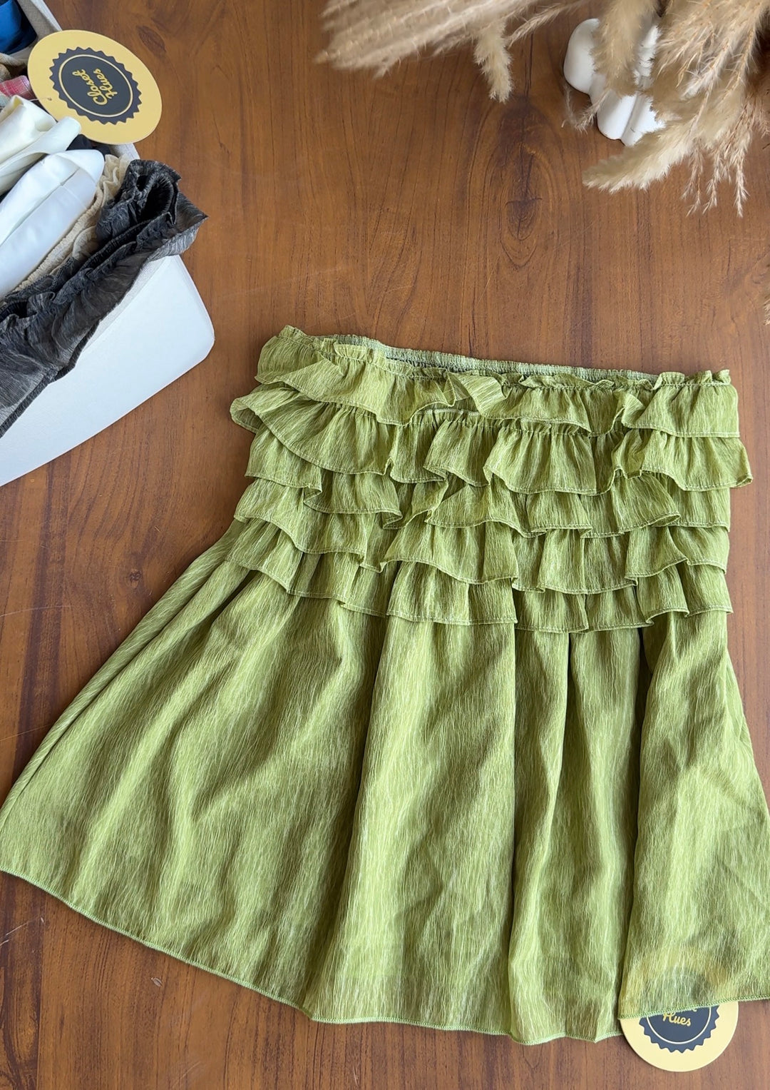 Sage tube top